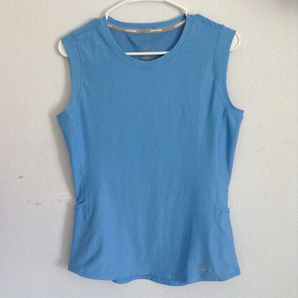 Nike Powder Blue Running Tank